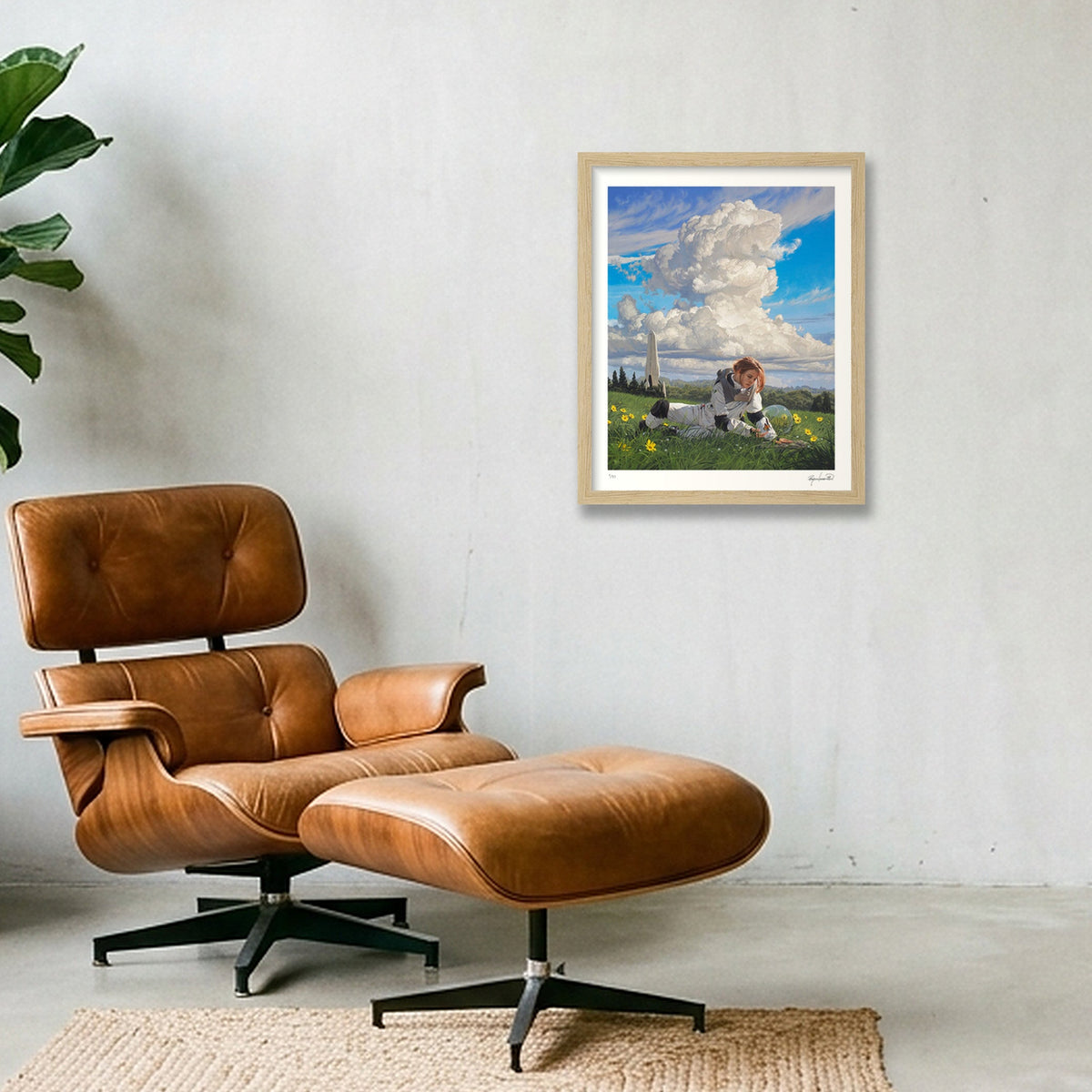 Alma Mater — 28×35cm, 11×14" Oak Frame