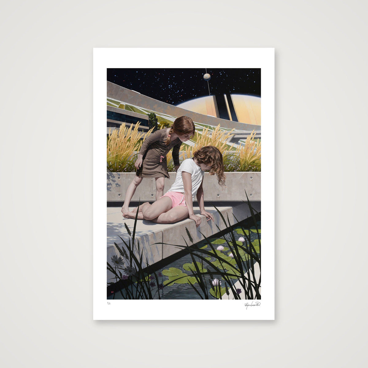 Ripples and Rings — 40×60cm, 16×24" Print only
