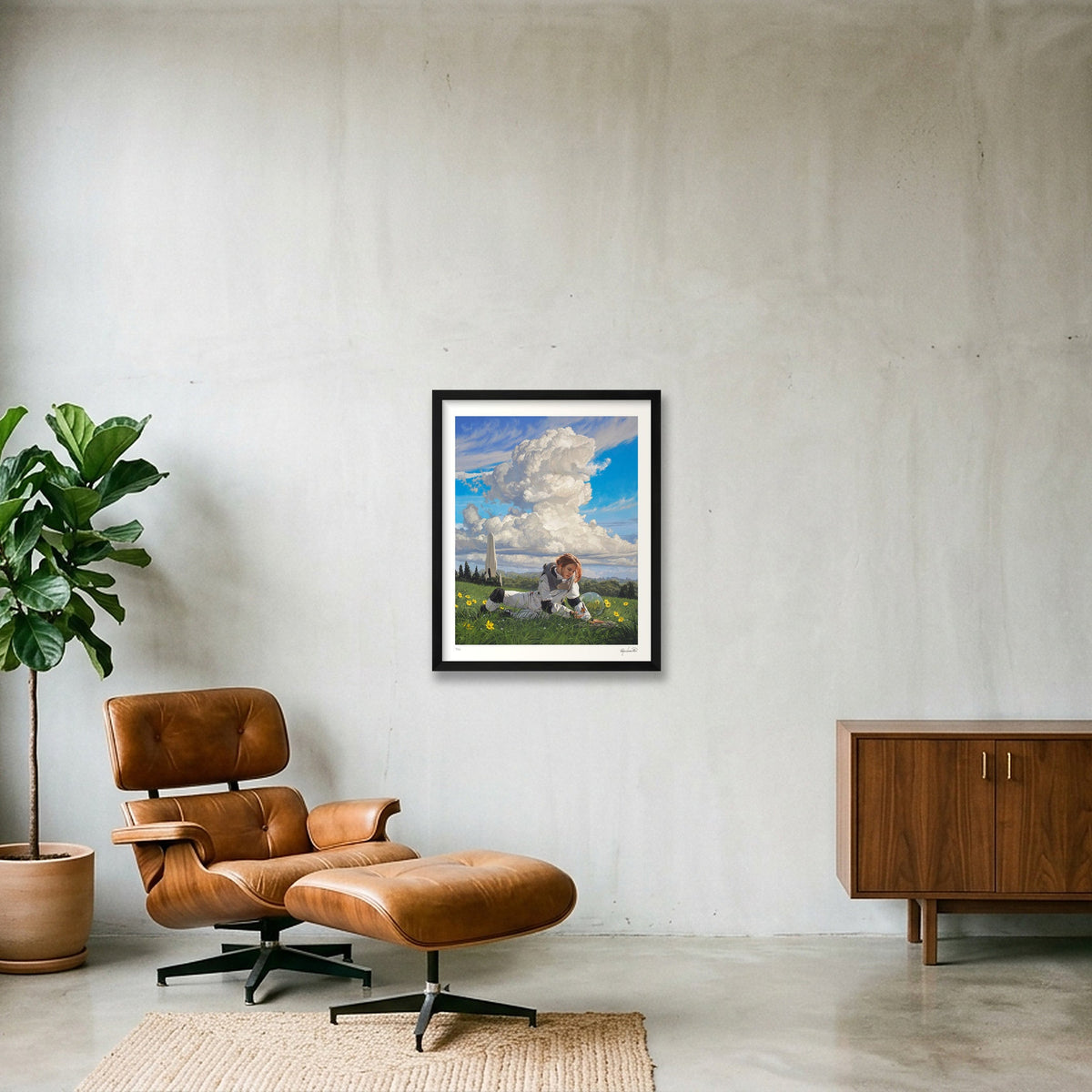 Alma Mater — 40×50cm, 16×20" Black Frame