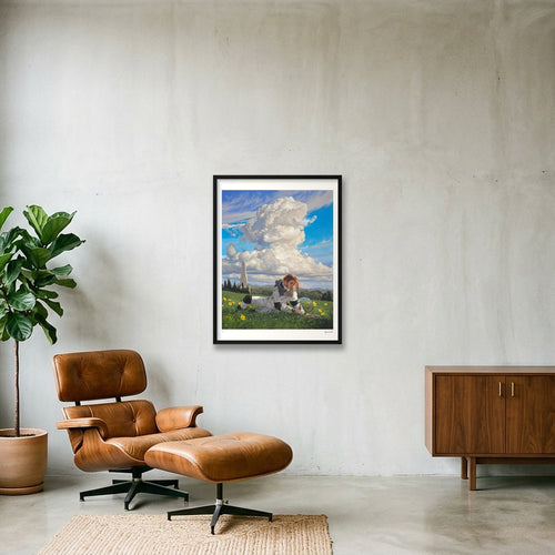 Alma Mater — 60×80cm, 24×31" Black Frame