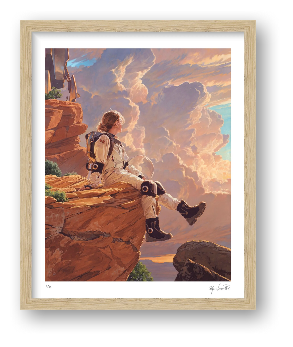 Evening Breeze — framed
